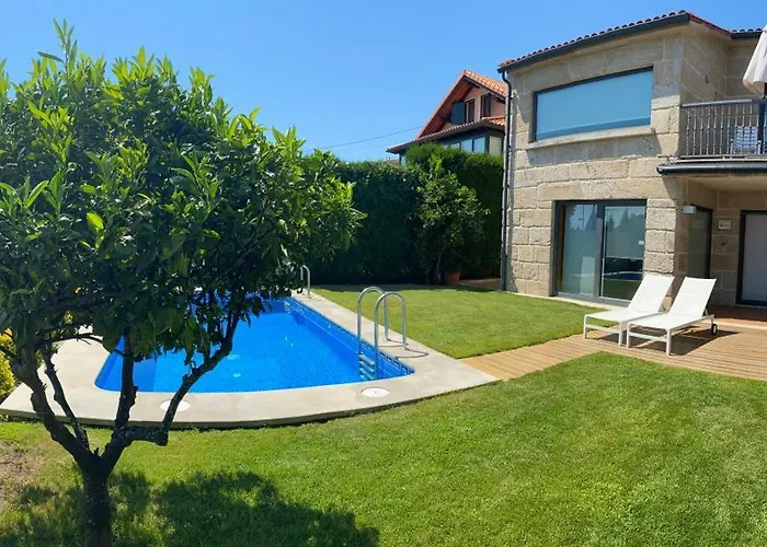 Villa Casa En Con Pisicina Privada Sanxenxo